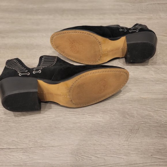 Vince Camuto LEATHER Pevista Ankle Boots Size 9.5 - Picture 6 of 8